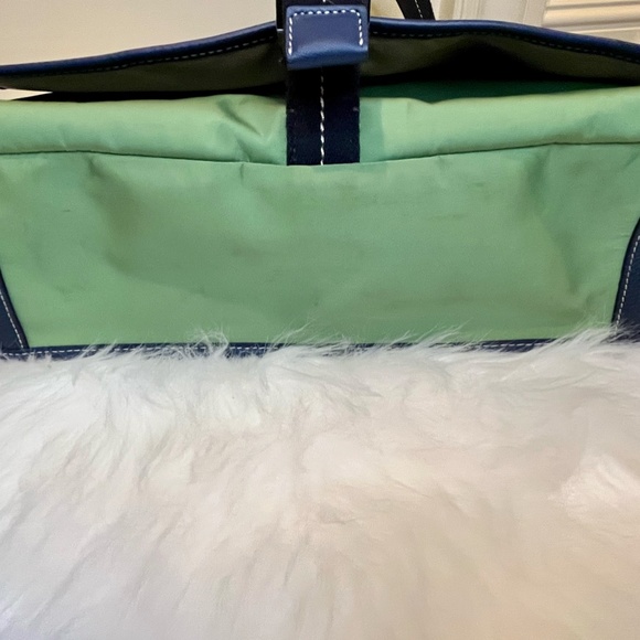 Coach Green Navy Blue Nylon Transatlantic Messenger Crossbody Bag Unisex - Picture 7 of 15